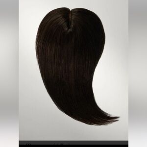 Sleek Brown Hair Topper by Luxy